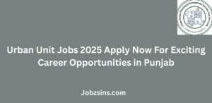 Urban Unit Jobs 2025 Apply Now For Exciting Career Opportunities in Punjab